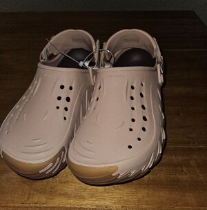 Crocs Echo Ombre Latte Mens Rubber Slip On Clogs Size 7